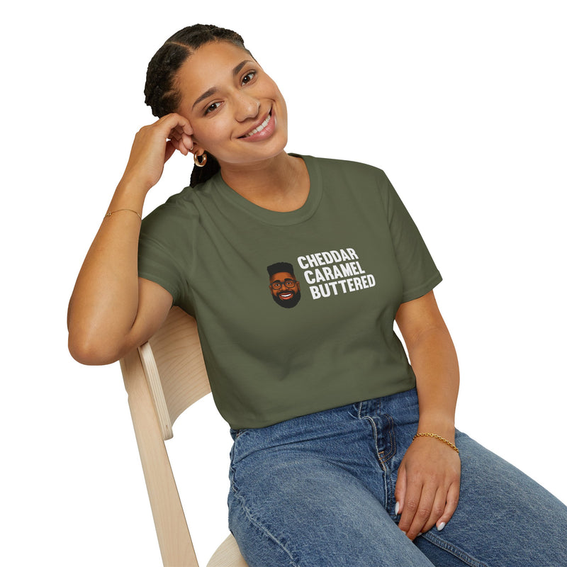 Cheddar Caramel Buttered Unisex Softstyle T-Shirt