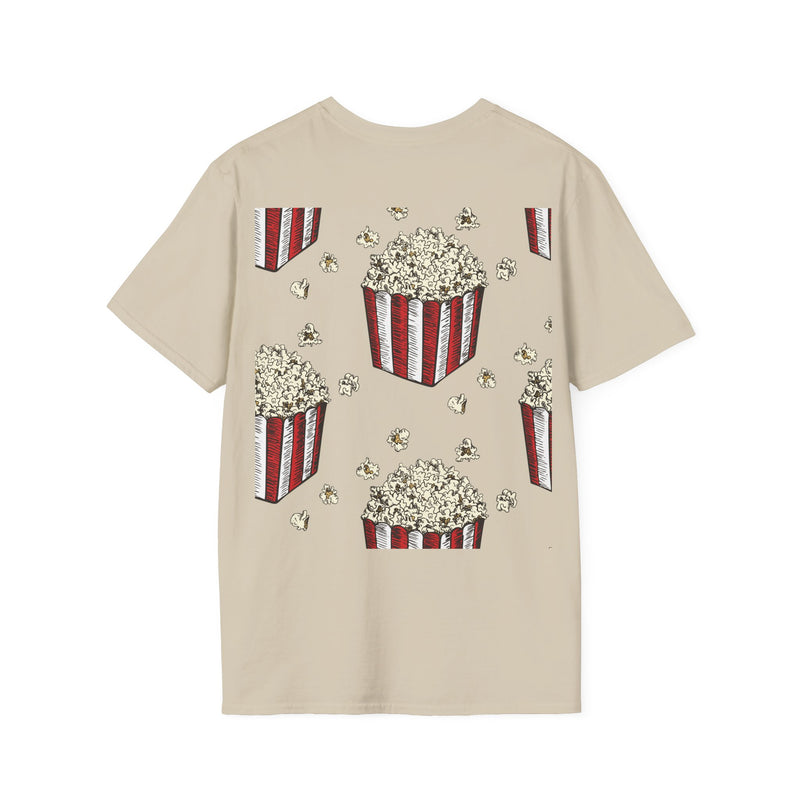 Popcorn Is Life - 2 Sided - Live Life Crunchy Unisex Softstyle T-Shirt