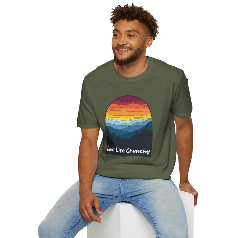 Explore Nature Live Life Crunchy Unisex Softstyle T-Shirt