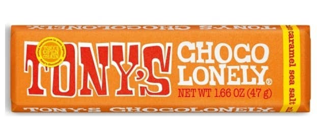 Tony's Chocolonely | Milk Caramel Sea Salt, 1.66oz, 20ct