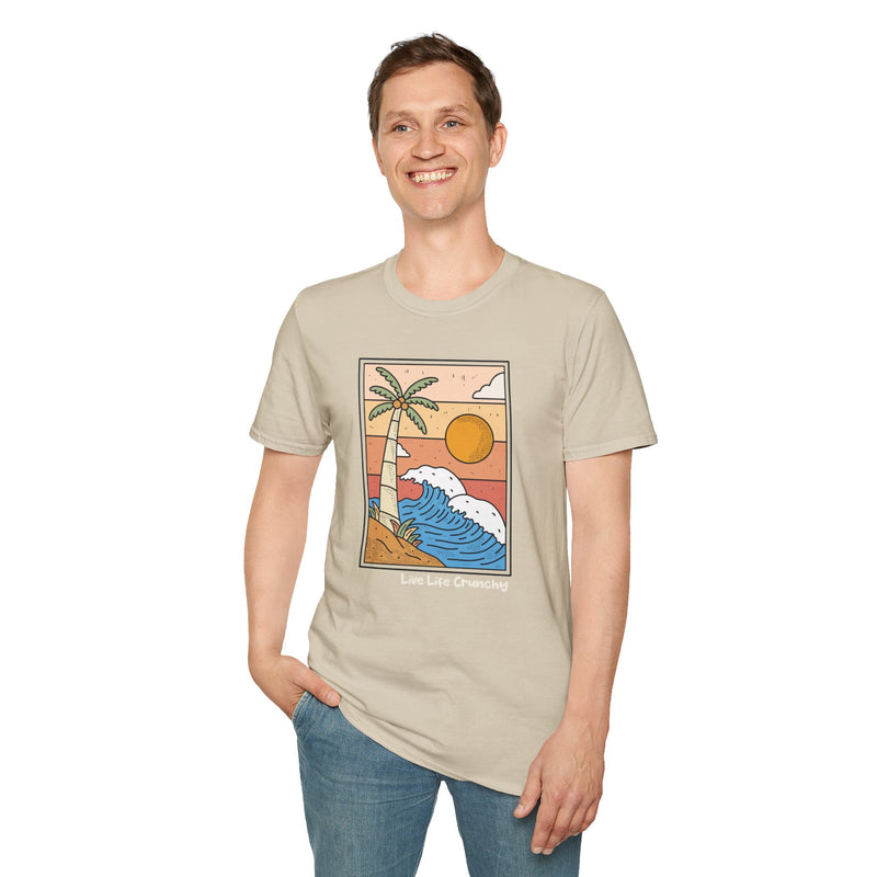 Sunny Beach Vibes Unisex Softstyle T-Shirt