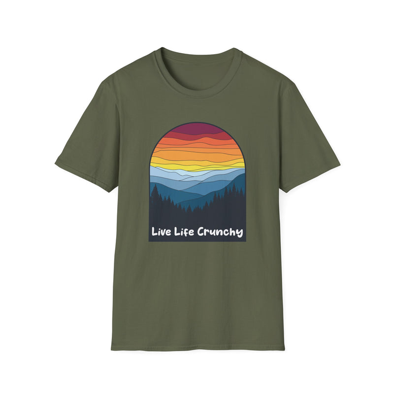 Explore Nature Live Life Crunchy Unisex Softstyle T-Shirt