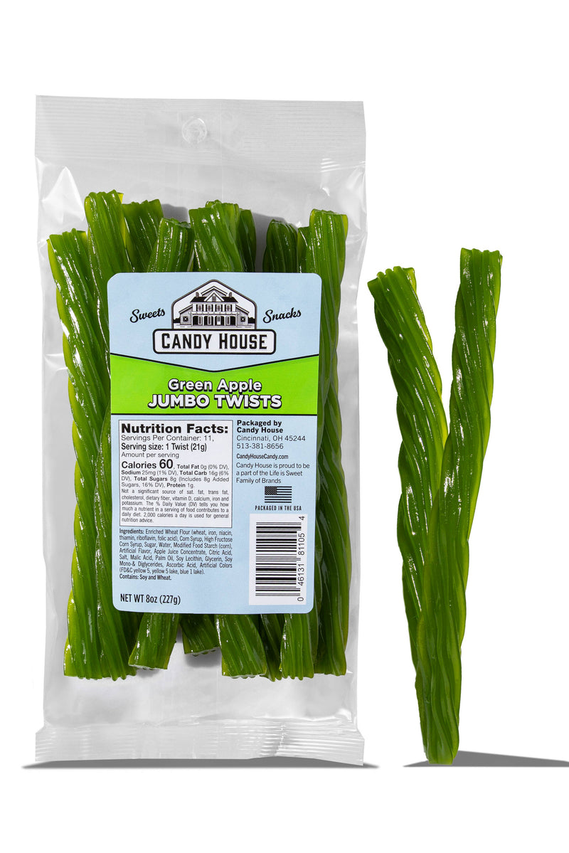 Candy House | Green Apple Licorice Twists