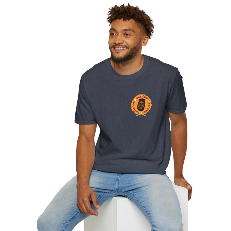 Cheddar Caramel Buttered Live Life Crunchy Unisex Softstyle T-Shirt