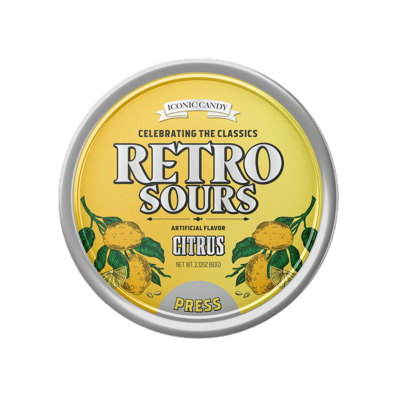 Retro Sours | Citrus 2.12oz Tin