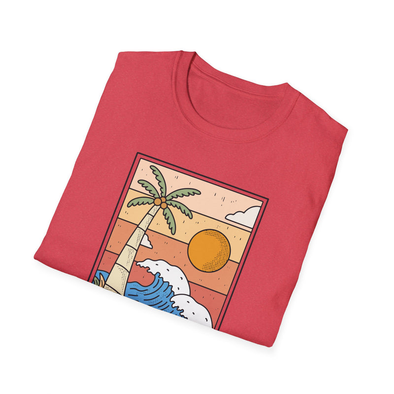 Sunny Beach Vibes Unisex Softstyle T-Shirt