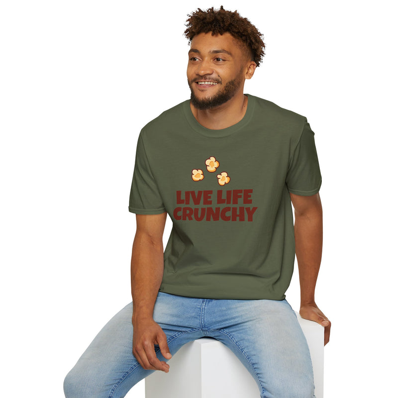 Live Life Crunchy T-Shirt Unisex Softstyle Tee