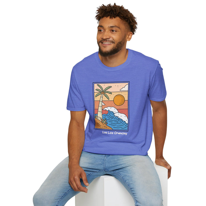 Sunny Beach Vibes Unisex Softstyle T-Shirt
