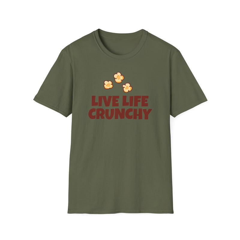 Live Life Crunchy T-Shirt Unisex Softstyle Tee