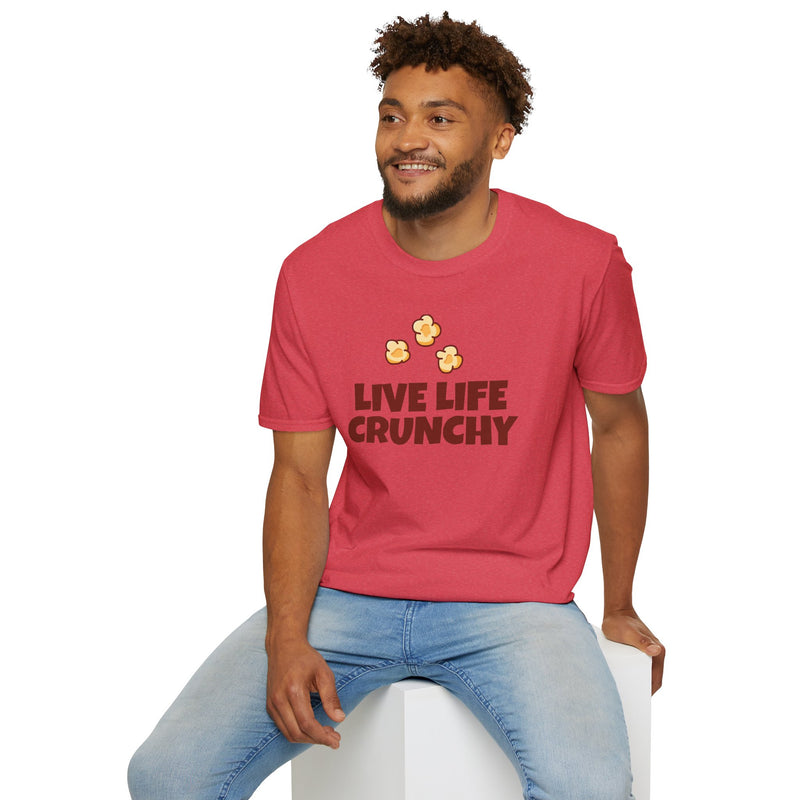 Live Life Crunchy T-Shirt Unisex Softstyle Tee