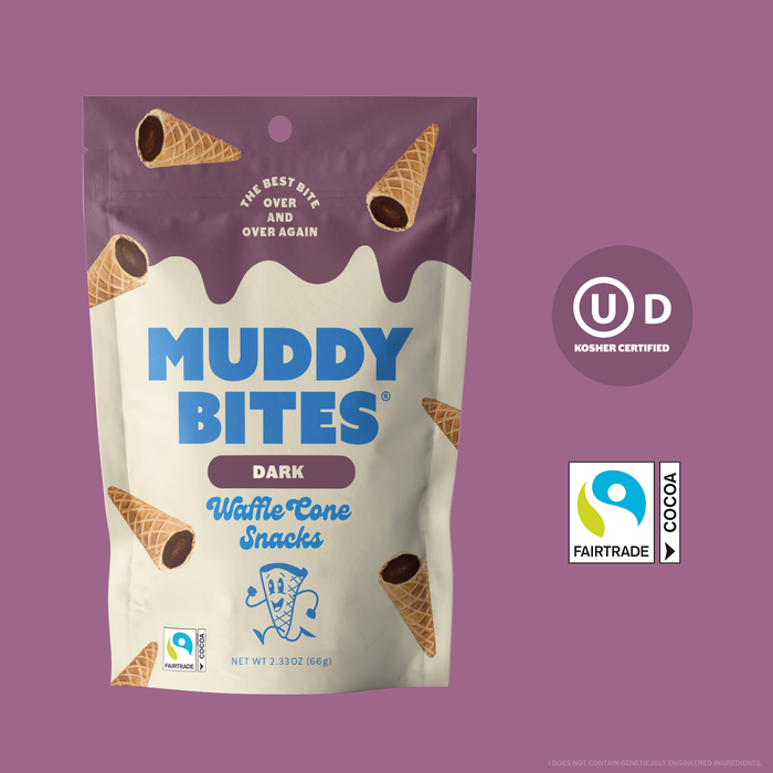 Muddy Bites Waffle Cone | Dark Waffle Cones Snacks