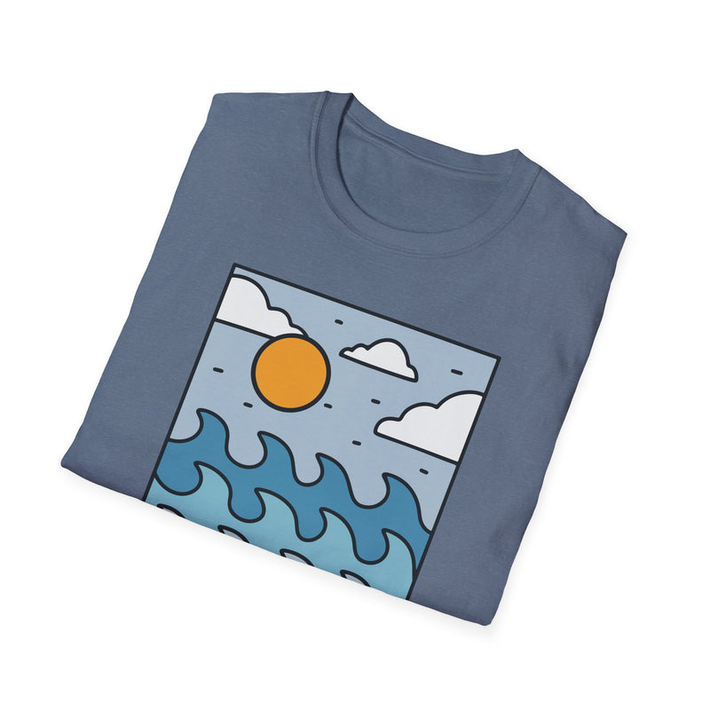 Sunny Lake Days Unisex Softstyle T-Shirt