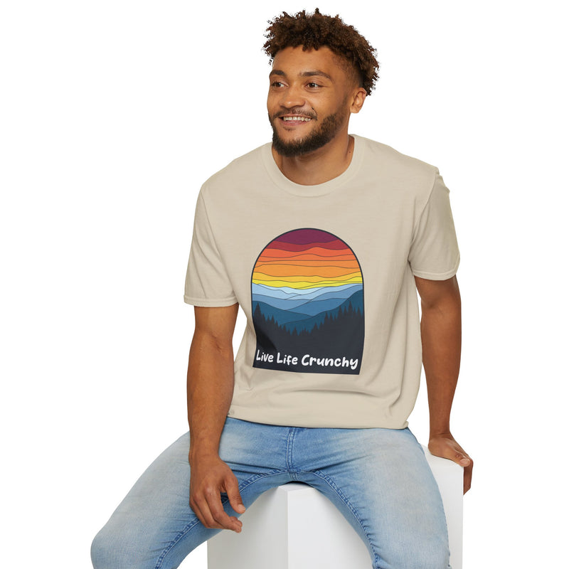 Explore Nature Live Life Crunchy Unisex Softstyle T-Shirt