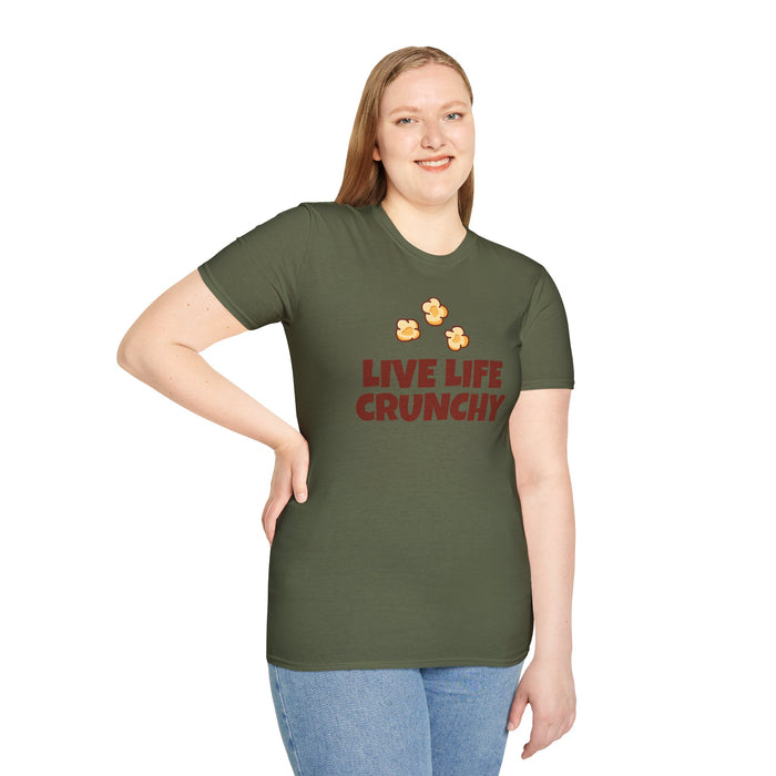 Live Life Crunchy T-Shirt Unisex Softstyle Tee