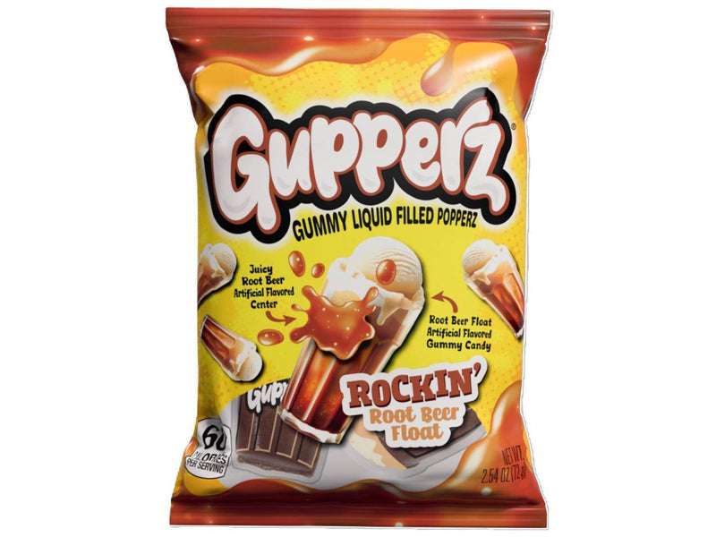 Gupperz | Rockin Root Beer Float, Liquid Filled Gummy