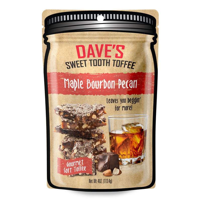 Dave's Sweet Tooth Toffee | Maple Bourbon Pecan
