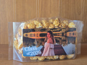 OPEN HOUSE GRADUATION POPCORN WITH CUSTOM LABELS