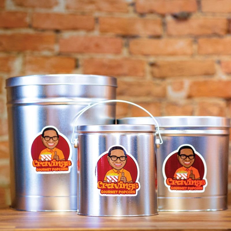 Gourmet Popcorn Tins