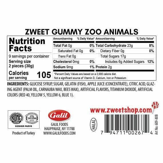 Zweet | Gummy Zoo Animals