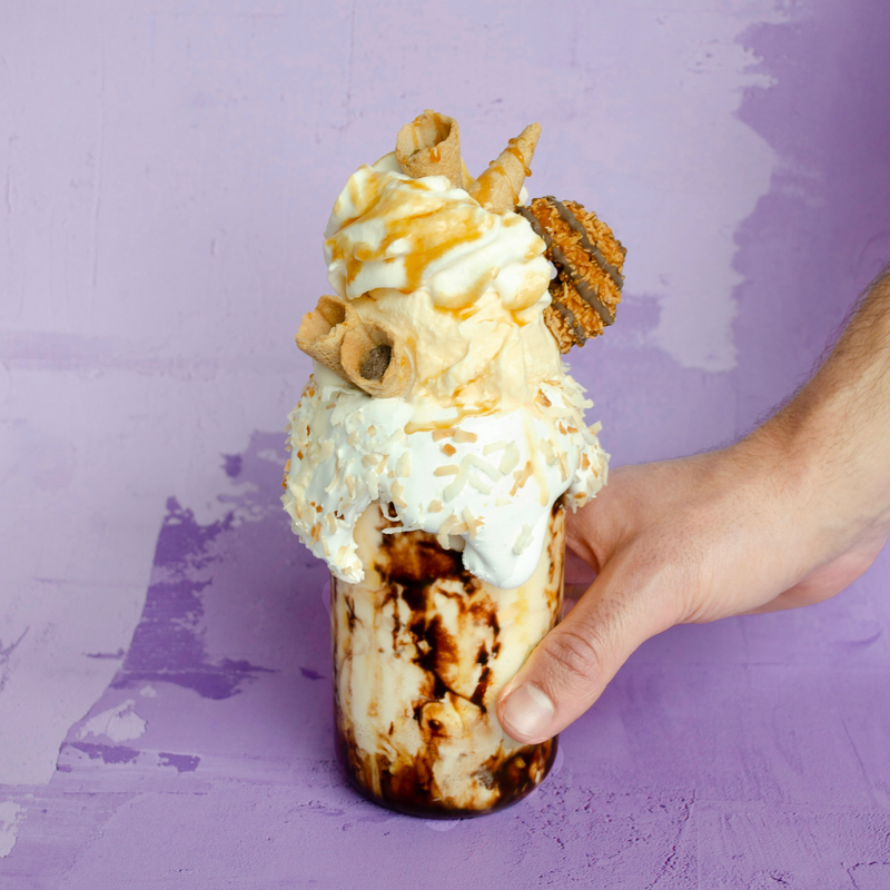 Muddy Bites Waffle Cone | Girl Scout Coconut Caramel