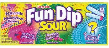 Fun Dip | Sour Candy Three Flavor Pack