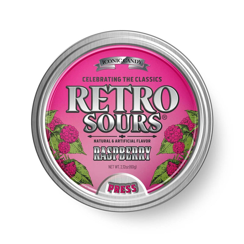 Retro Sours | Raspberry 2.12oz Tin
