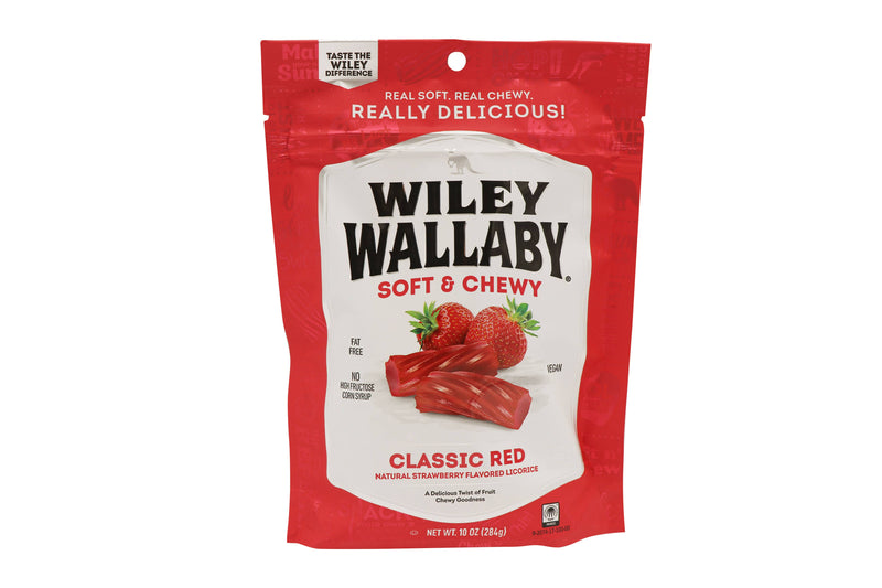 Wiley Wallaby | Classic Red Licorice Soft & Chewy