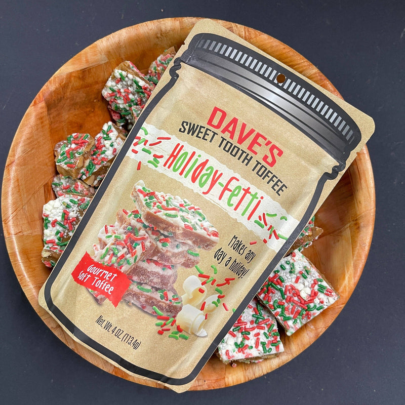 Dave's Sweet Tooth Toffee | Holiday Fetti