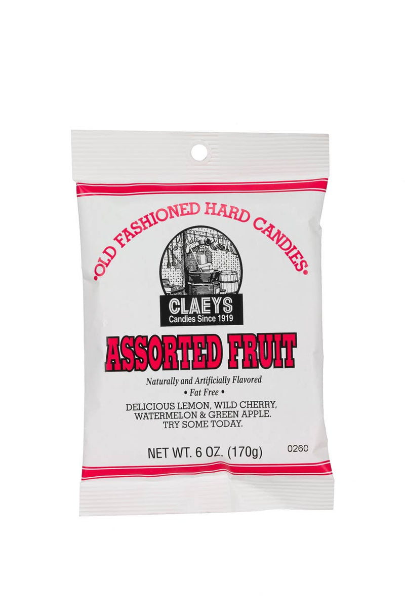 Claeys Old Fashioned Hard Candies | Assorted Fruit 6oz