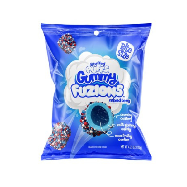 Stuffed Puffs Gummy Fuzions Mixed Berry 4.23oz