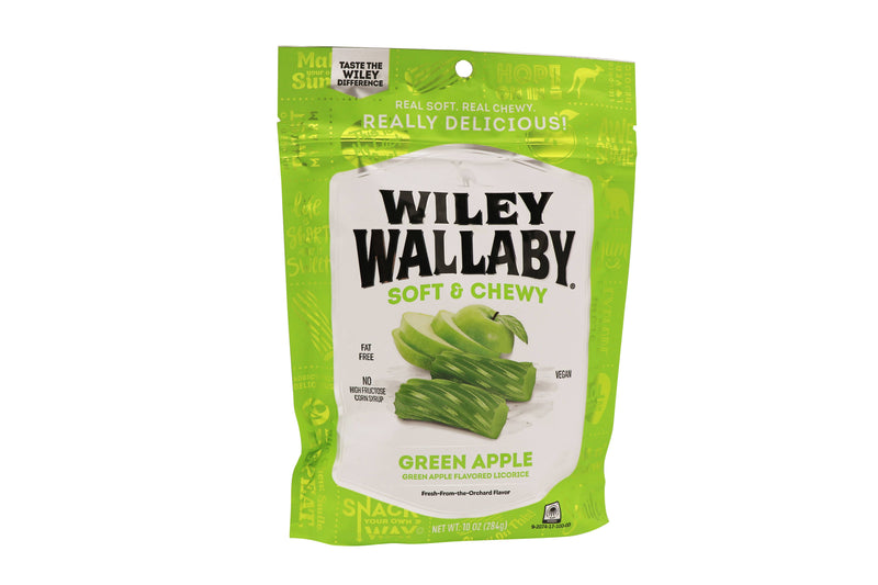 Wiley Wallaby | Green Apple Licorice Soft & Chewy