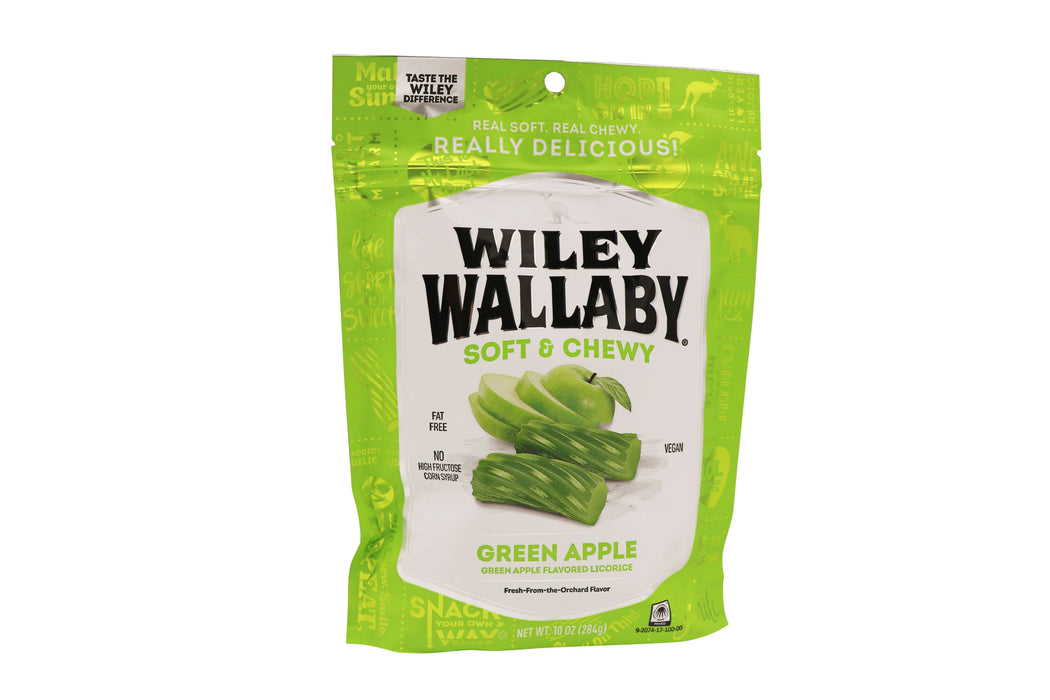 Wiley Wallaby | Green Apple Licorice Soft & Chewy