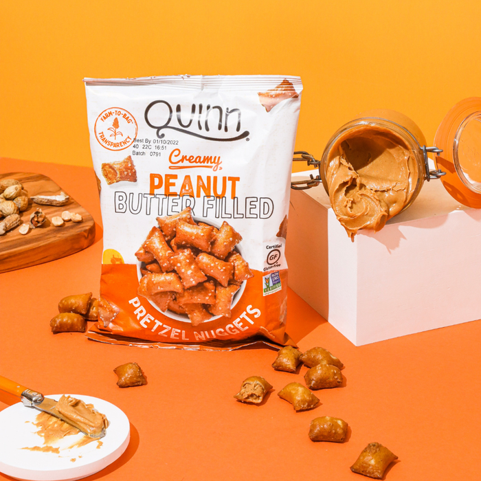 Quinn | Creamy Peanut Butter Filled Pretzel Nuggets 1.5oz