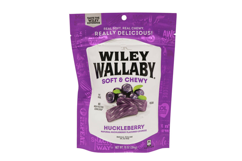 Wiley Wallaby | Huckleberry Licorice Soft & Chewy
