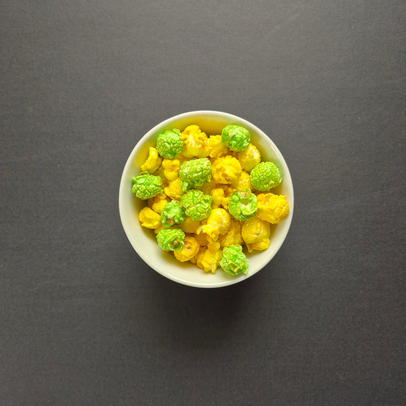 marshmallow_lemon_cake-Yellow and green