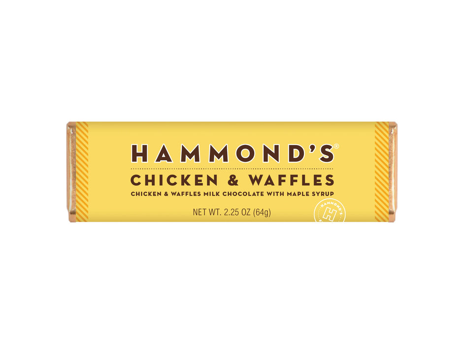 Hammonds Chicken and Waffles Milk Chocolate Bar