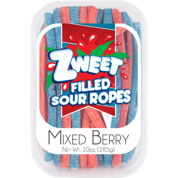Zweet Mixed Berry Sour Filled Ropes