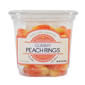 Nancy Adams Gummy Peach Rings