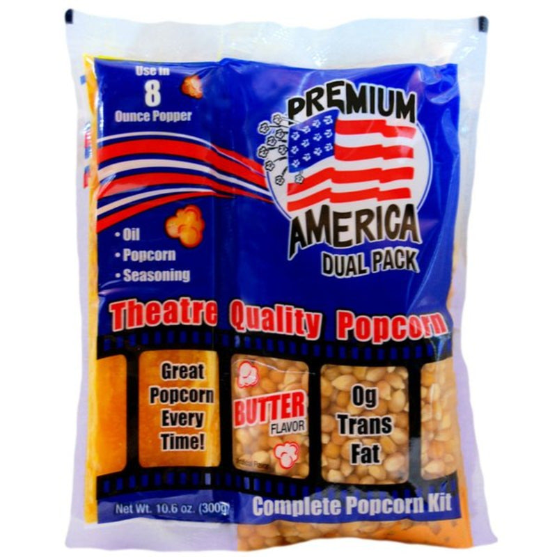 Great Western Premium America All-In-One Popcorn Kit for 8 oz.