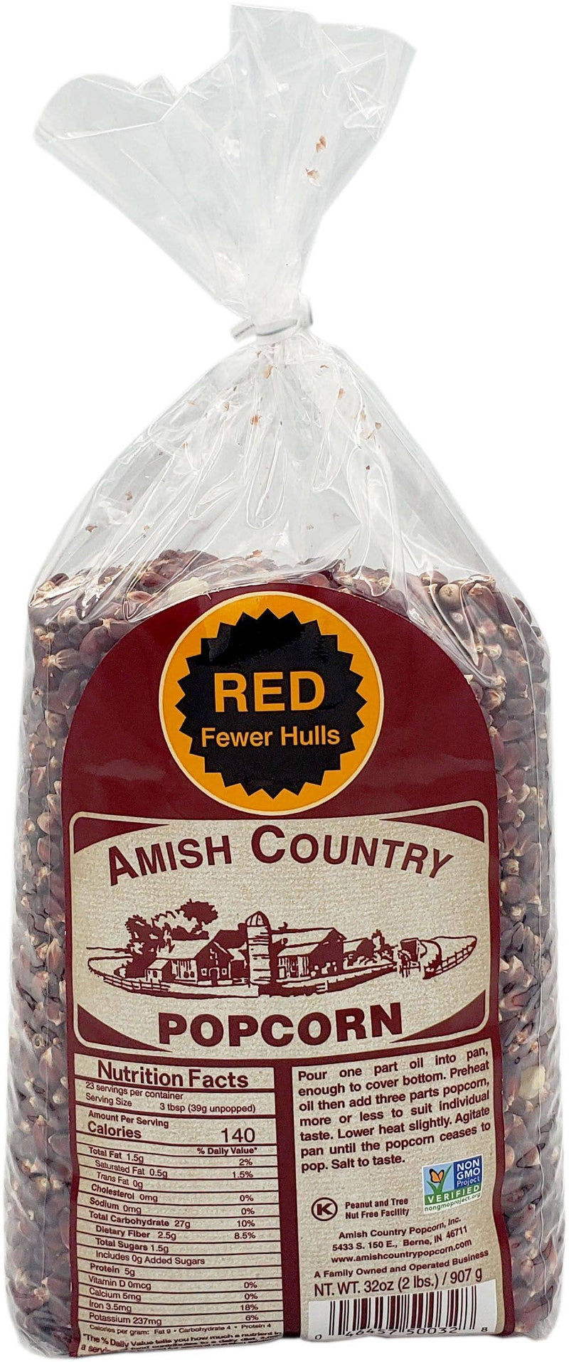 Amish Country | 2lb Bag of Red Popcorn Kernels