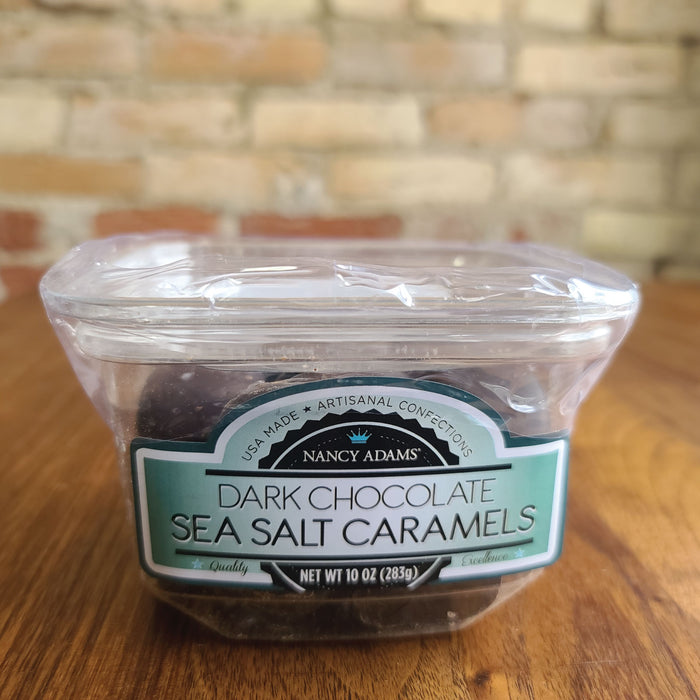 DARK CHOCOLATE SEA SALT CARAMELS