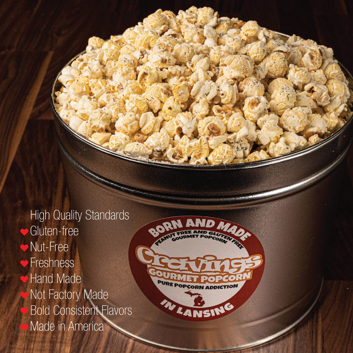 Dill Pickle Popcorn Tin