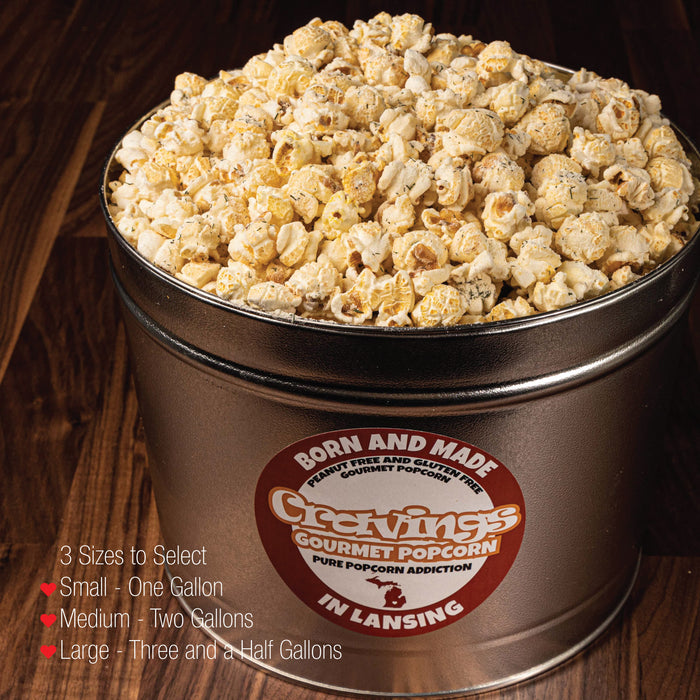 Dill Pickle Popcorn Tin