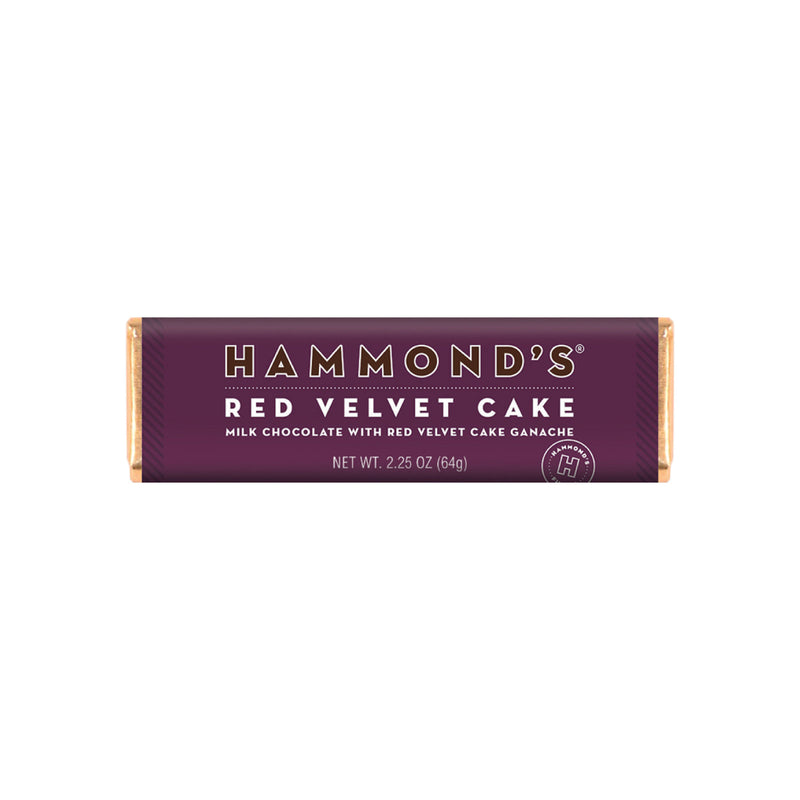 HAMMOND'S RED VELVET CAKE MILK CHOCOLATE CANDY BAR 