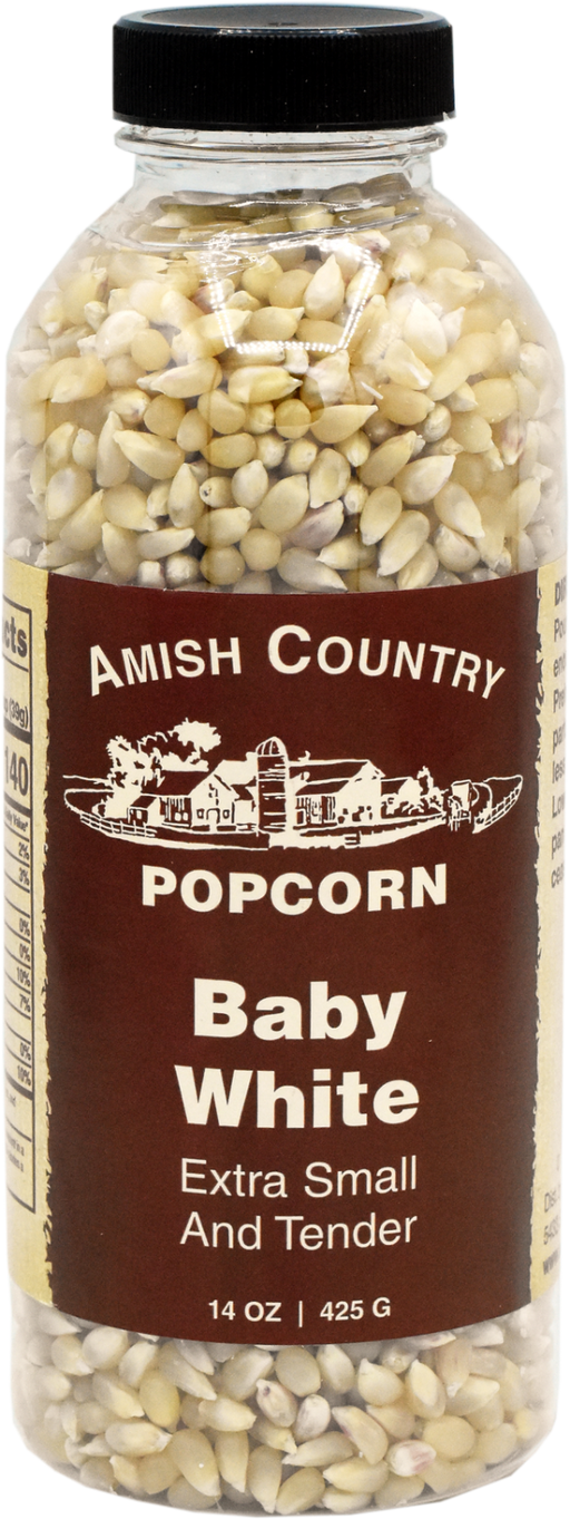 Amish Country 14oz Baby White Popcorn Kernels