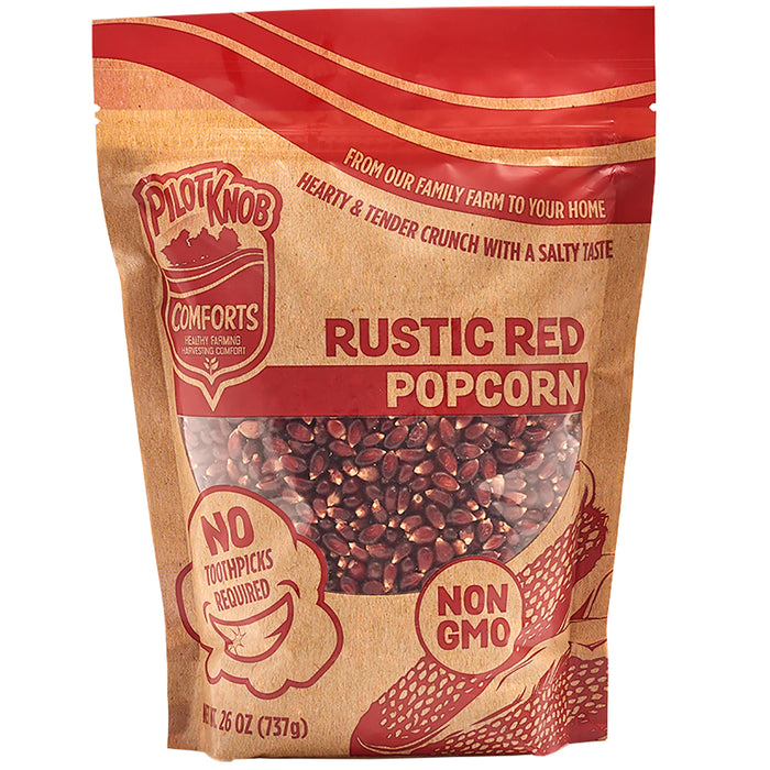 Rustic Red Hull-Less, No-Toothpicks-Required Popcorn