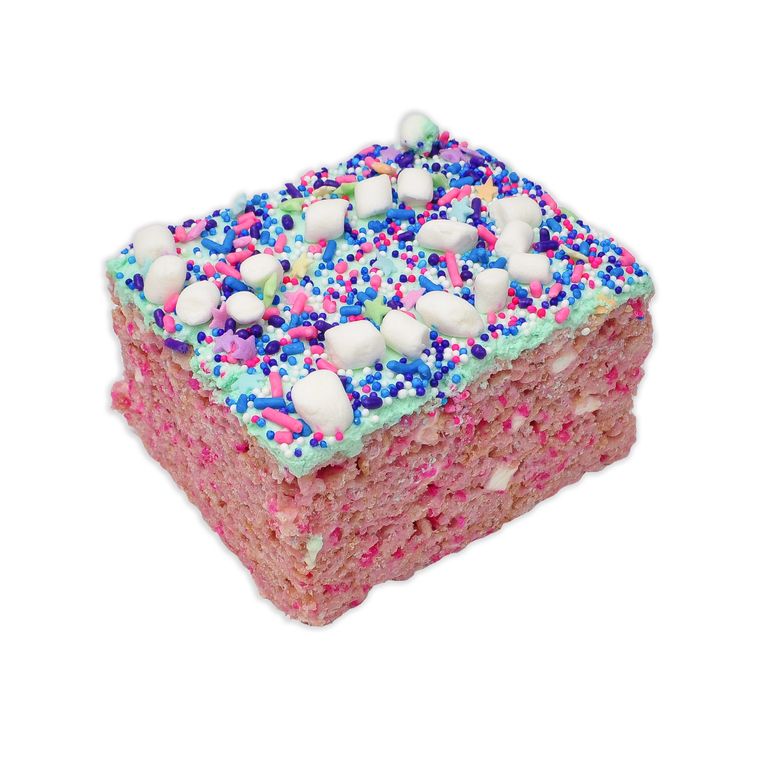 Treat House | Jumbo 6oz Mermaid Cotton Candy Rice Krispie Treat